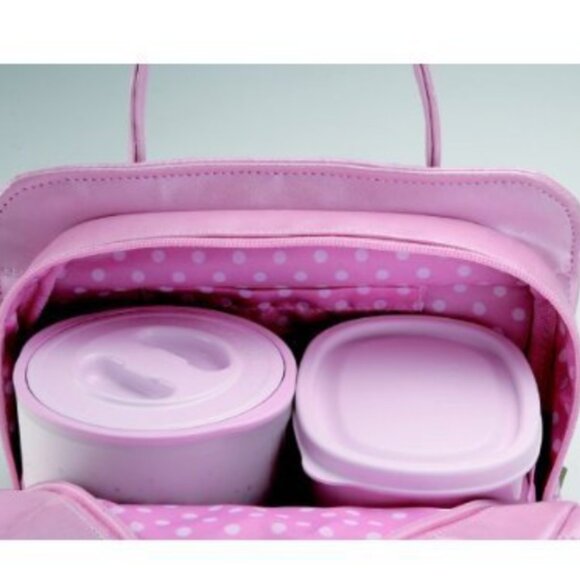 ZOJIRUSHI Japanese Lunch Box BENTO Set PINK - Picture 2 of 3